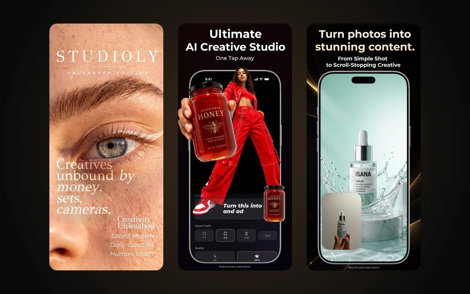 From a snapshot to a studio shot